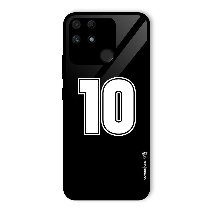 Number 10 Glass Back Case for Realme Narzo 50A