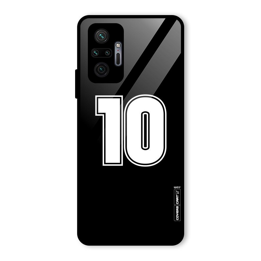 Number 10 Glass Back Case for Redmi Note 10 Pro