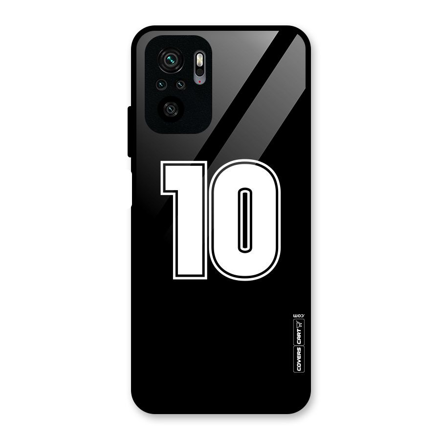 Number 10 Glass Back Case for Redmi Note 11 SE