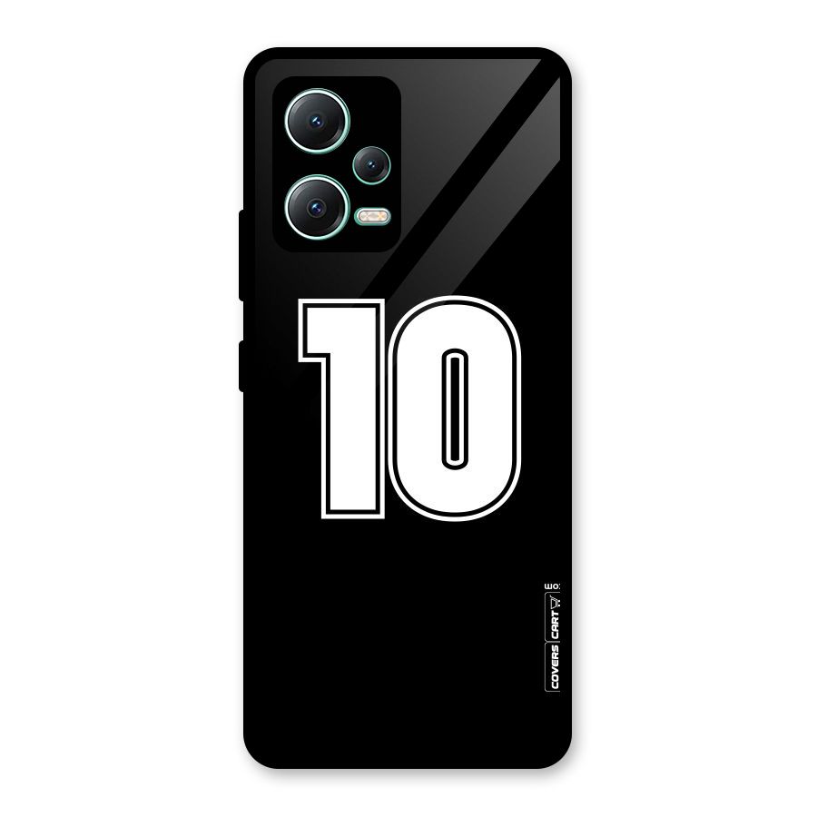Number 10 Glass Back Case for Redmi Note 12 5G