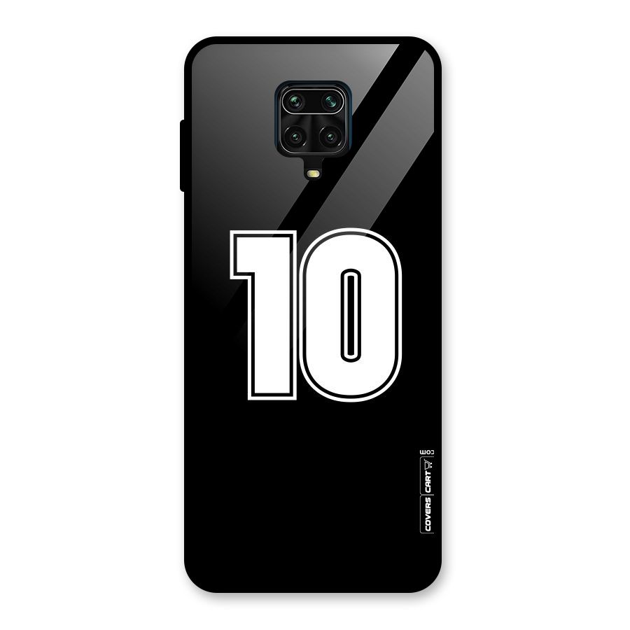 Number 10 Glass Back Case for Redmi Note 9 Pro Max