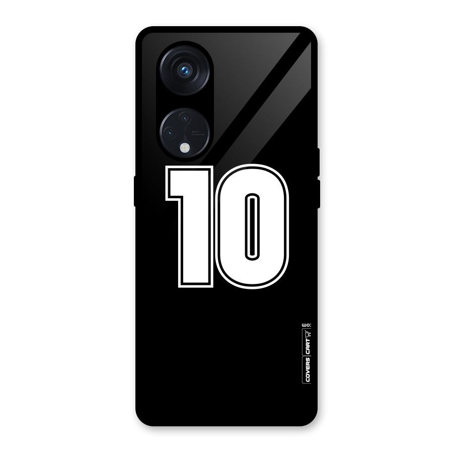 Number 10 Glass Back Case for Reno8 T 5G