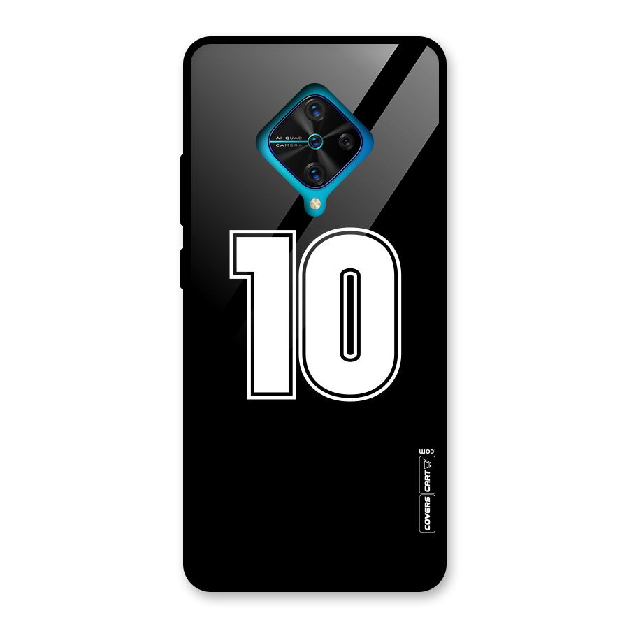 Number 10 Glass Back Case for Vivo S1 Pro