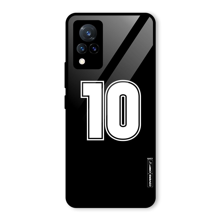 Number 10 Glass Back Case for Vivo V21 5G