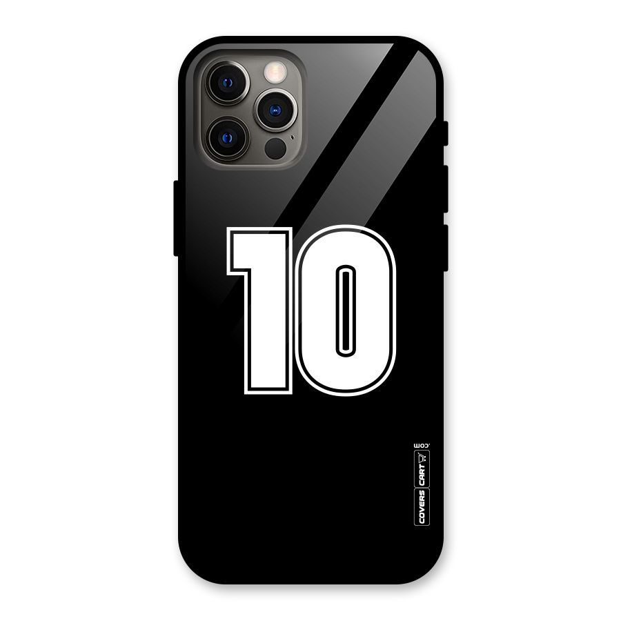 Number 10 Glass Back Case for iPhone 12 Pro