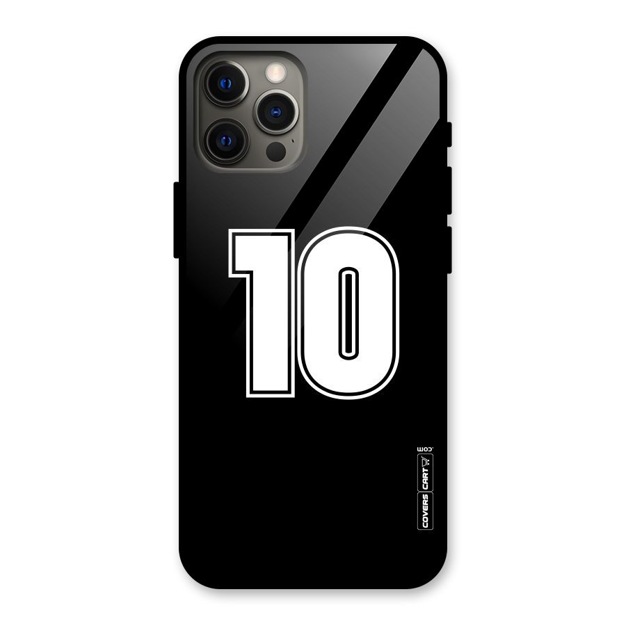 Number 10 Glass Back Case for iPhone 12 Pro Max