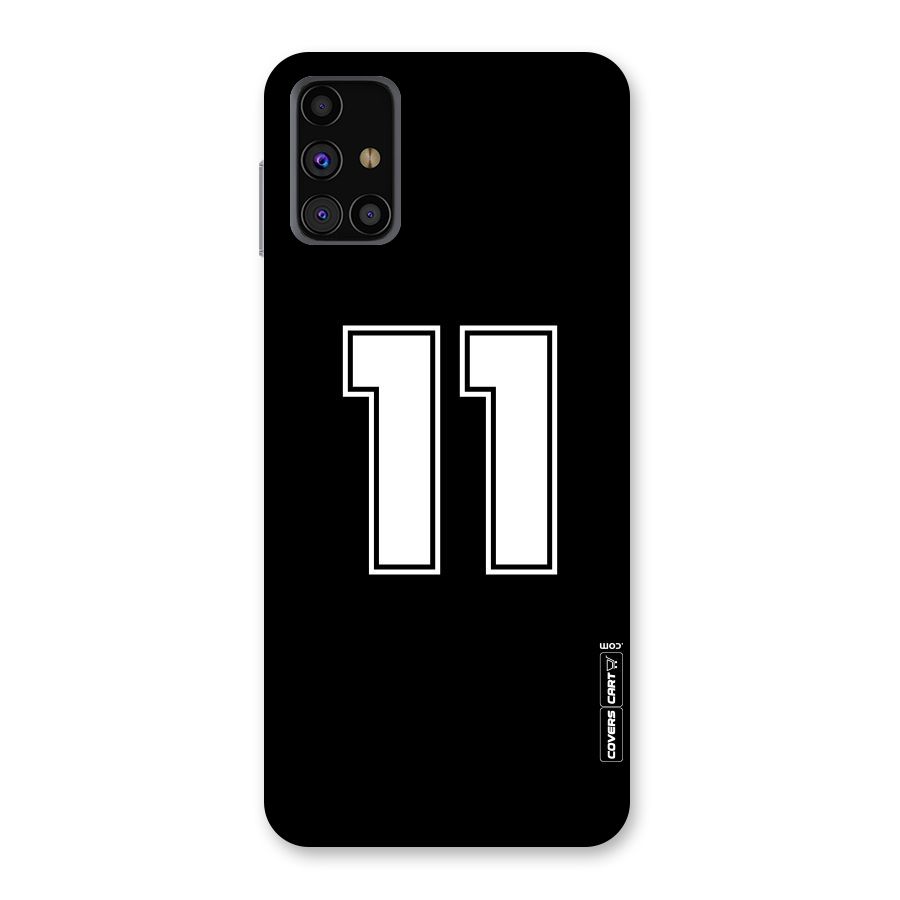 Number 11 Back Case for Galaxy M31s