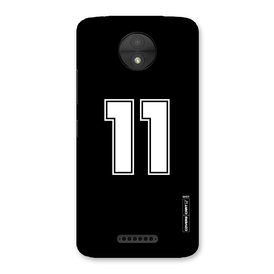 Number 11 Back Case for Moto C