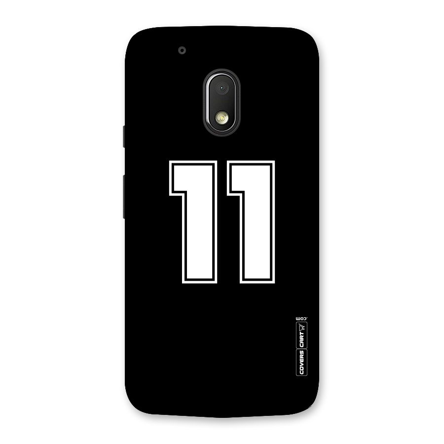 Number 11 Back Case for Moto G4 Play