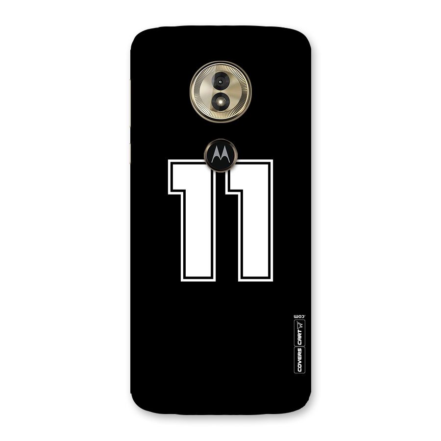 Number 11 Back Case for Moto G6 Play