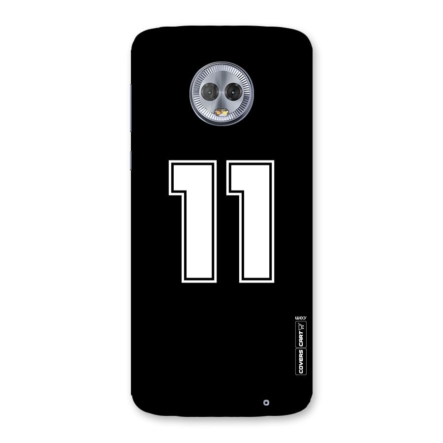 Number 11 Back Case for Moto G6 Plus