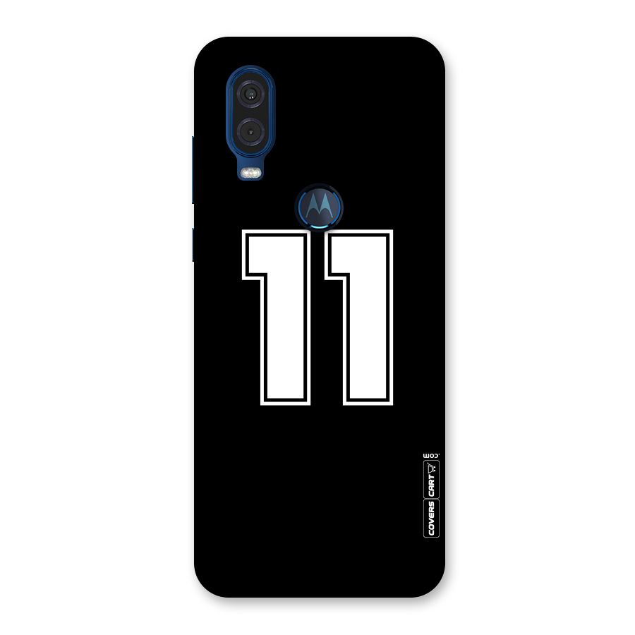 Number 11 Back Case for Motorola One Vision