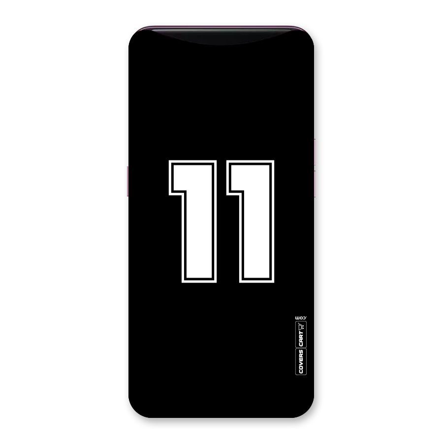 Number 11 Back Case for Oppo Find X