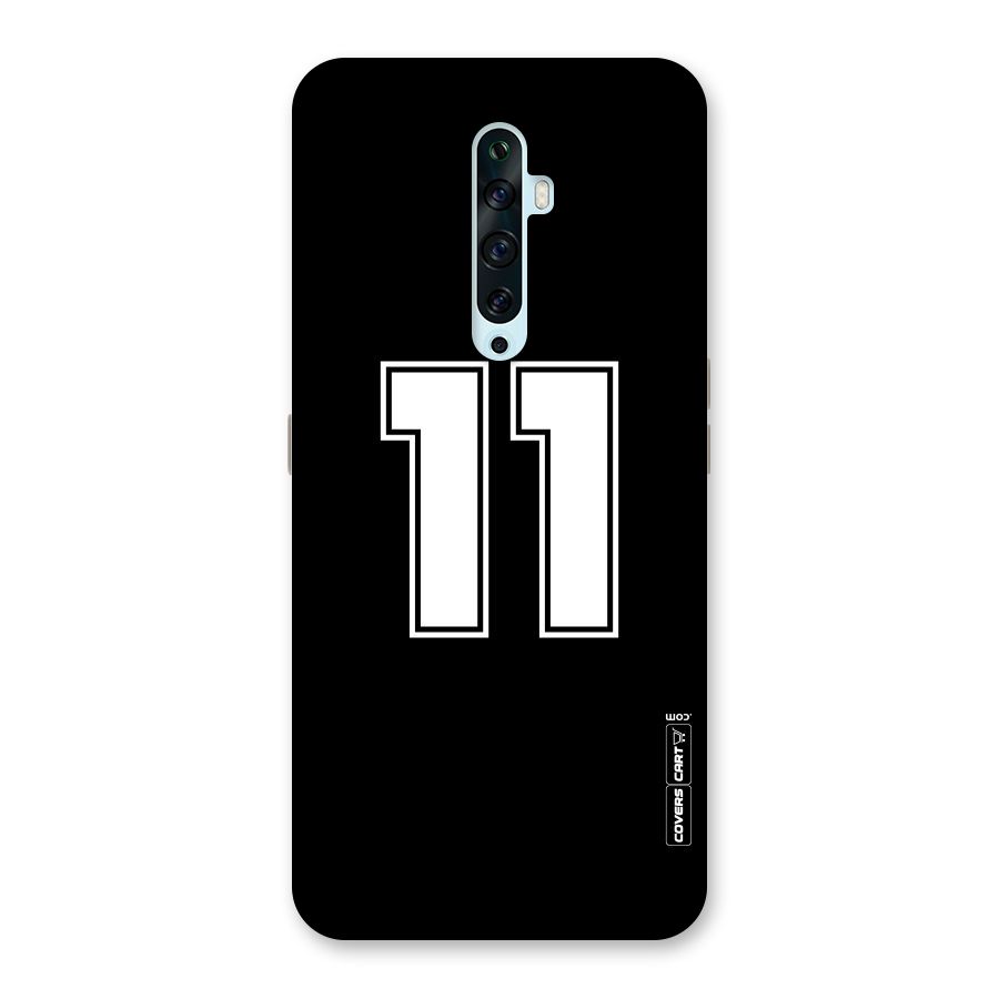 Number 11 Back Case for Oppo Reno2 Z