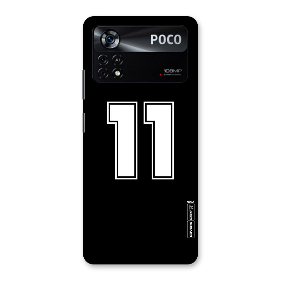 Number 11 Back Case for Poco X4 Pro 5G