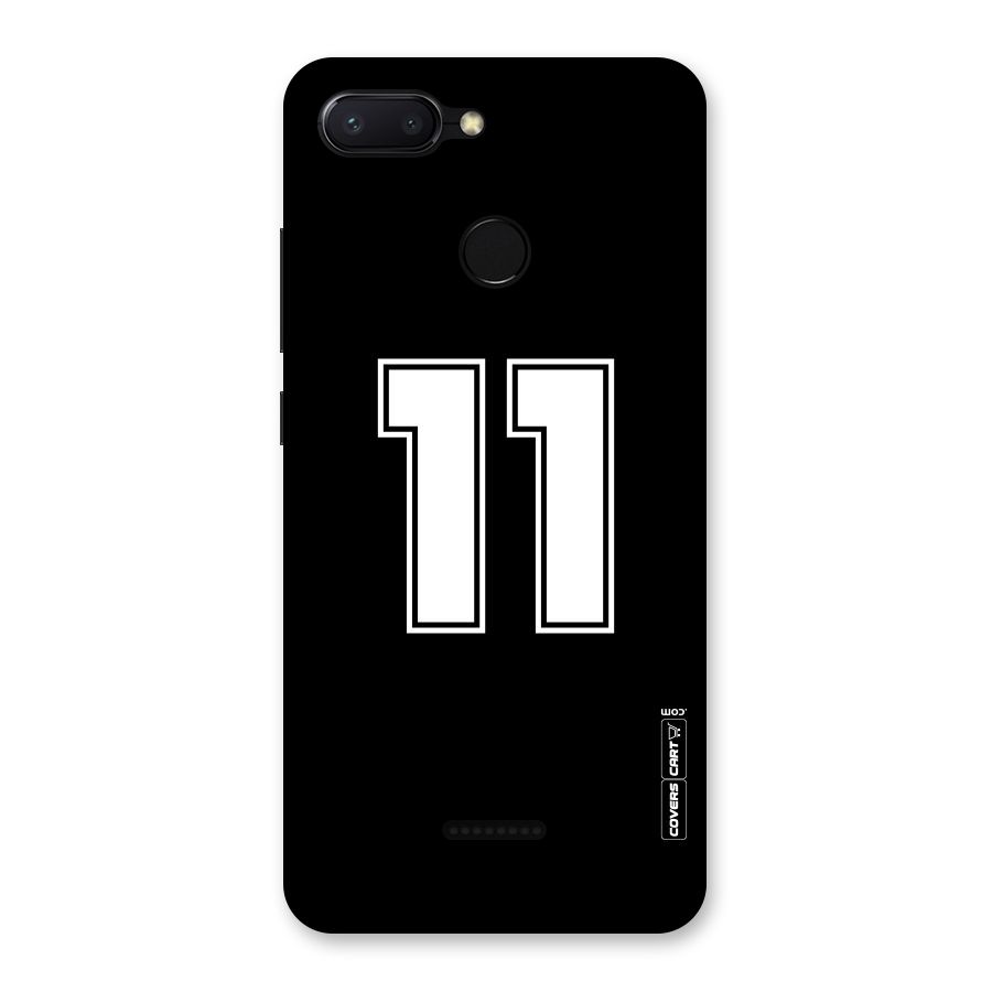 Number 11 Back Case for Redmi 6
