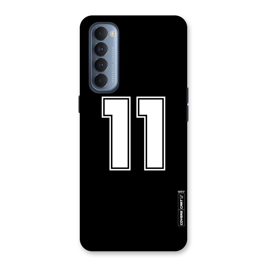 Number 11 Back Case for Reno4 Pro