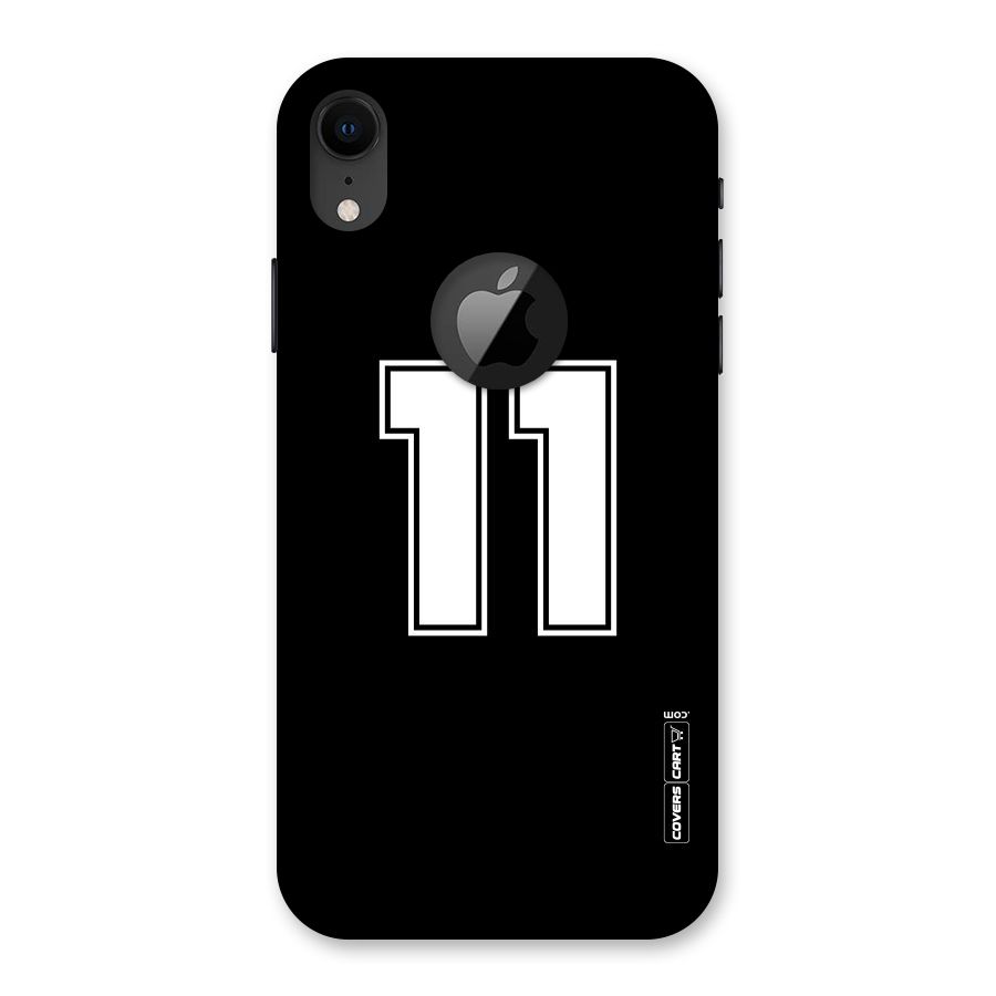 Number 11 Back Case for iPhone XR Logo Cut