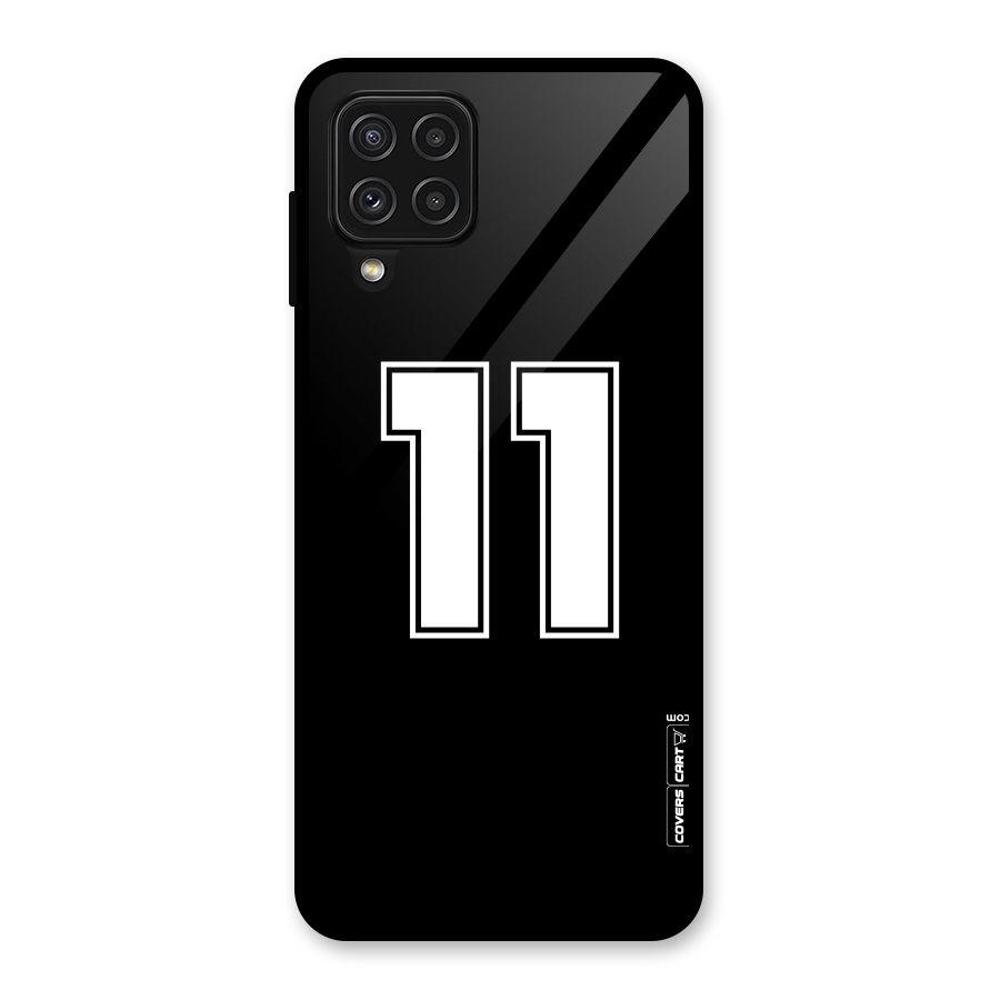 Number 11 Glass Back Case for Galaxy A22 4G
