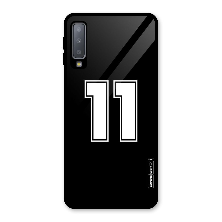 Number 11 Glass Back Case for Galaxy A7 (2018)