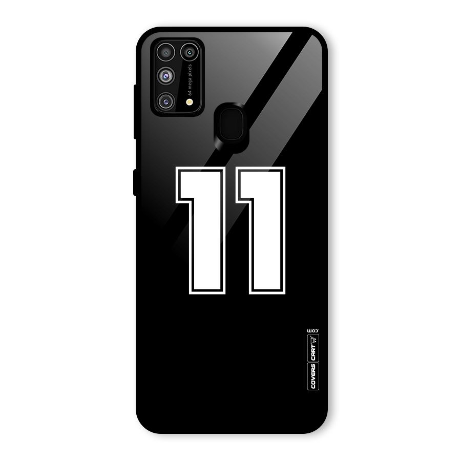 Number 11 Glass Back Case for Galaxy F41