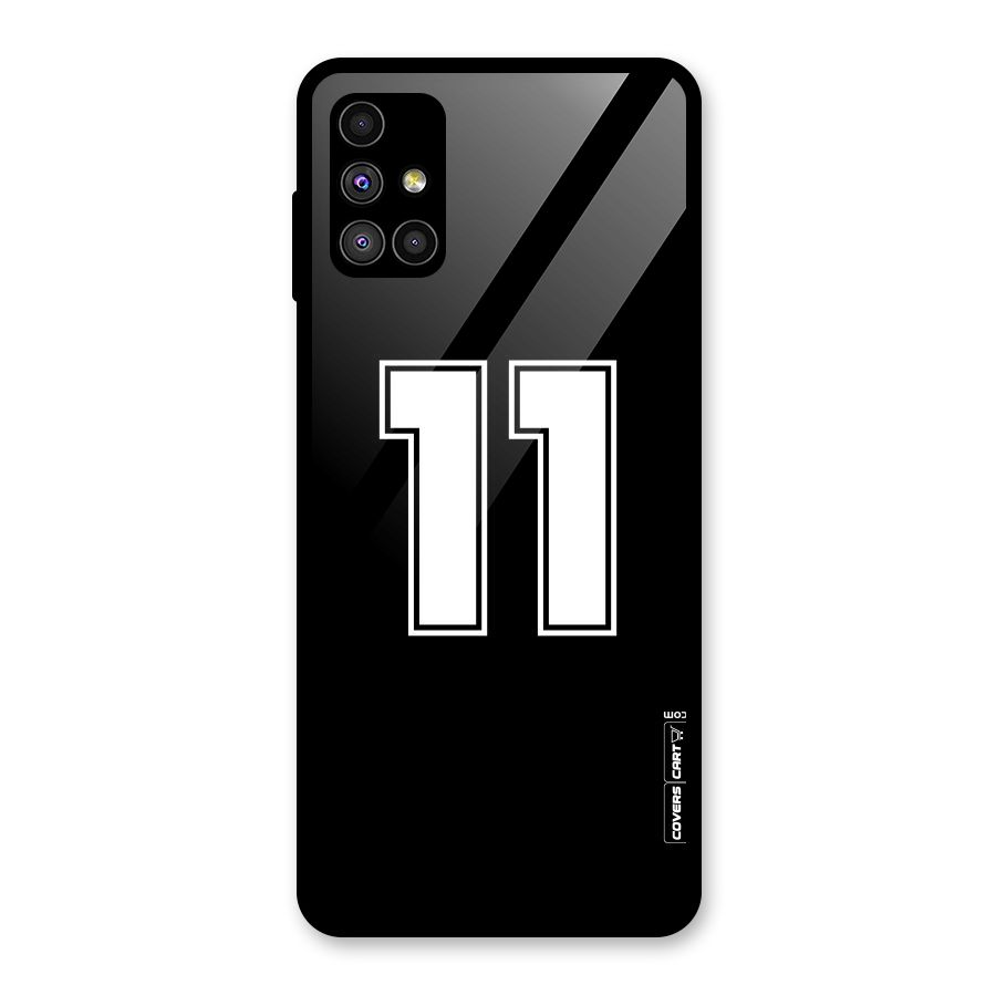 Number 11 Glass Back Case for Galaxy M51