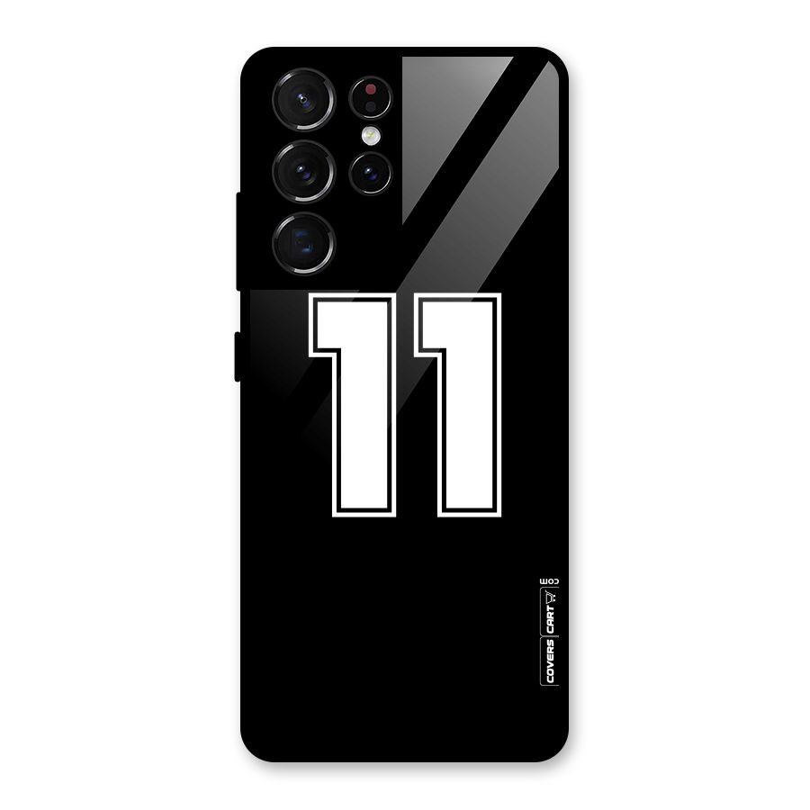 Number 11 Glass Back Case for Galaxy S21 Ultra 5G