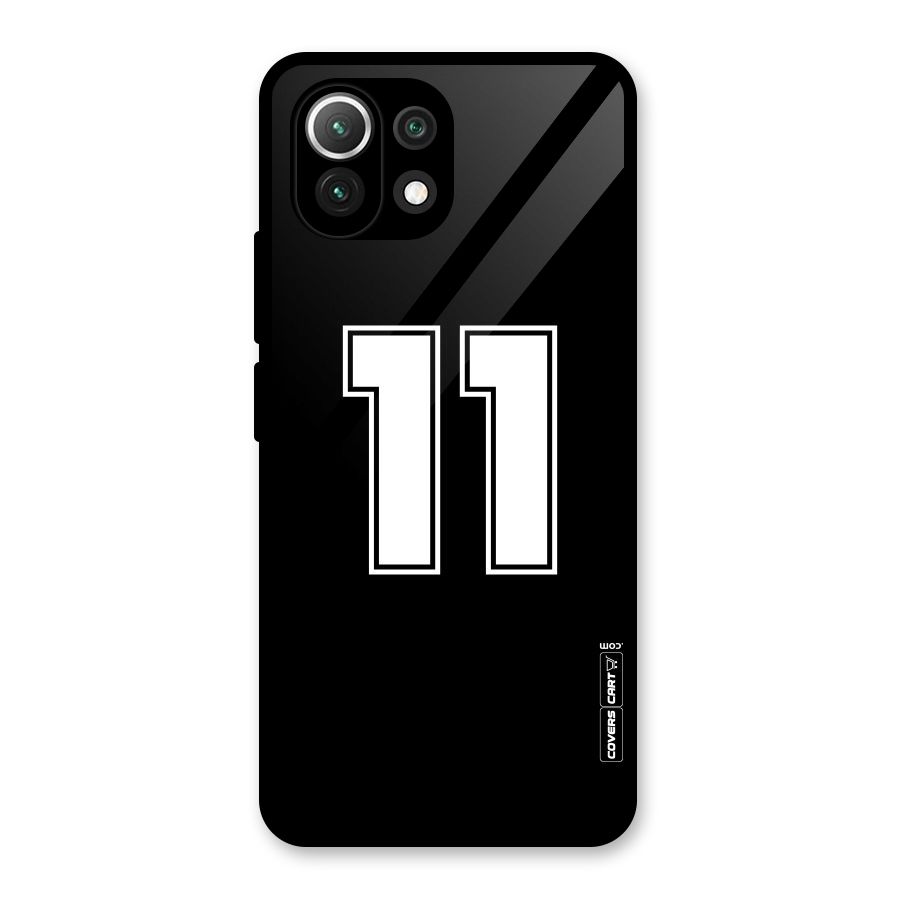 Number 11 Glass Back Case for Mi 11 Lite