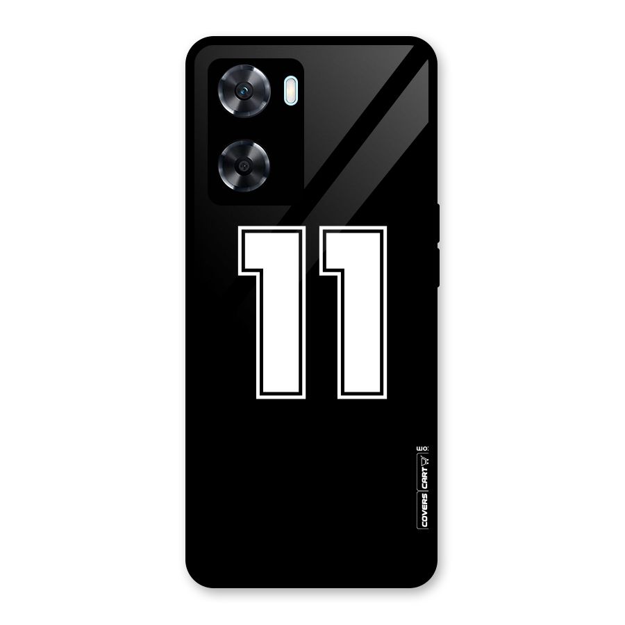 Number 11 Glass Back Case for Oppo A77