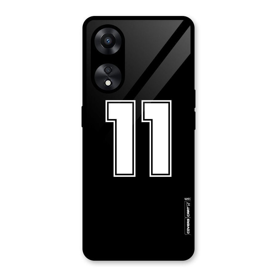 Number 11 Glass Back Case for Oppo A78