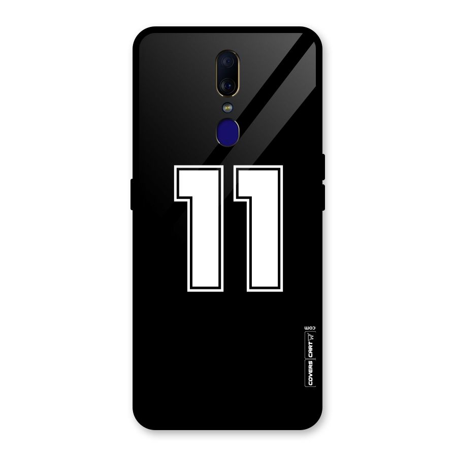 Number 11 Glass Back Case for Oppo F11