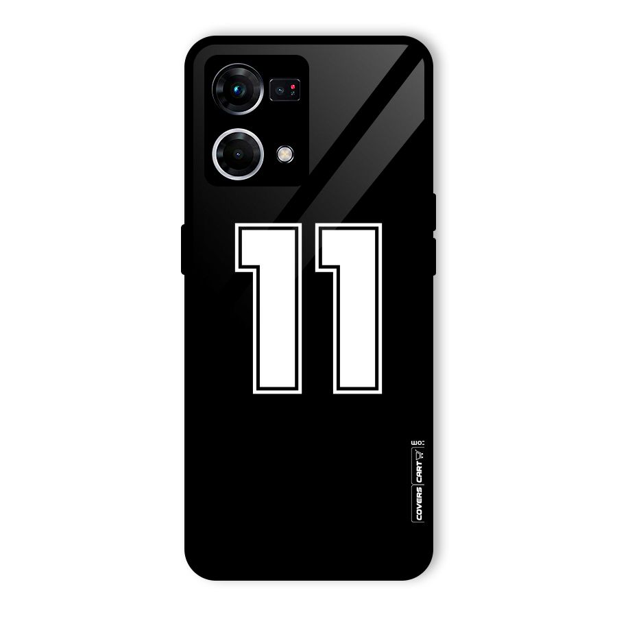 Number 11 Glass Back Case for Oppo F21 Pro 4G