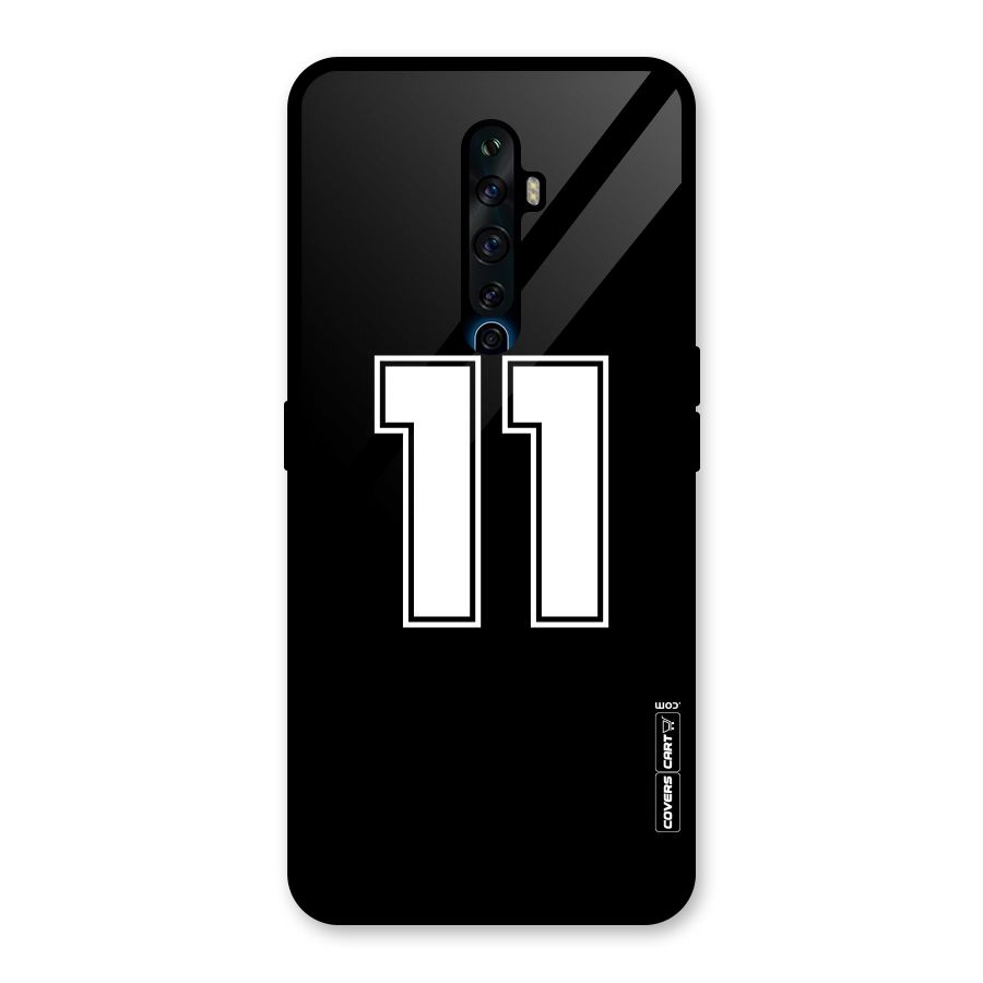 Number 11 Glass Back Case for Oppo Reno2 F