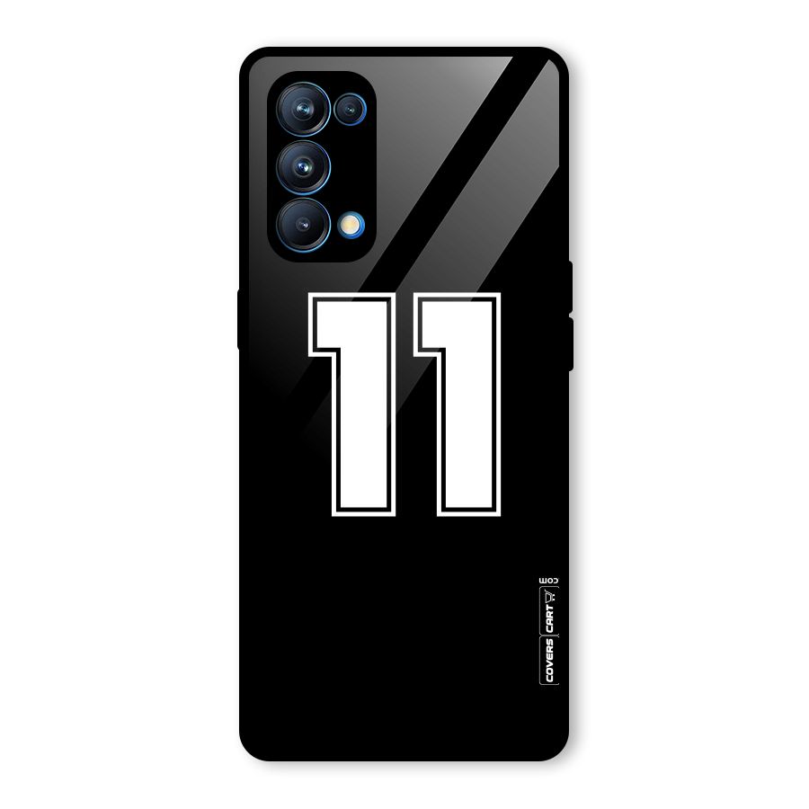 Number 11 Glass Back Case for Oppo Reno5 Pro 5G