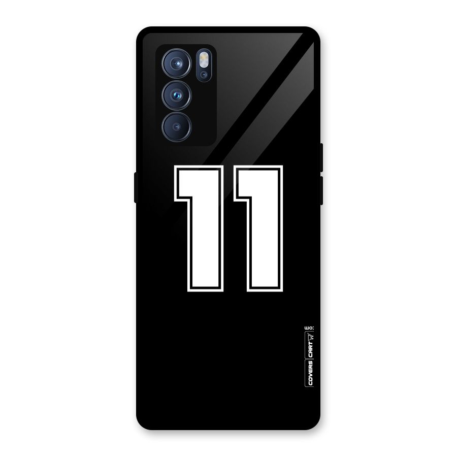 Number 11 Glass Back Case for Oppo Reno6 Pro 5G