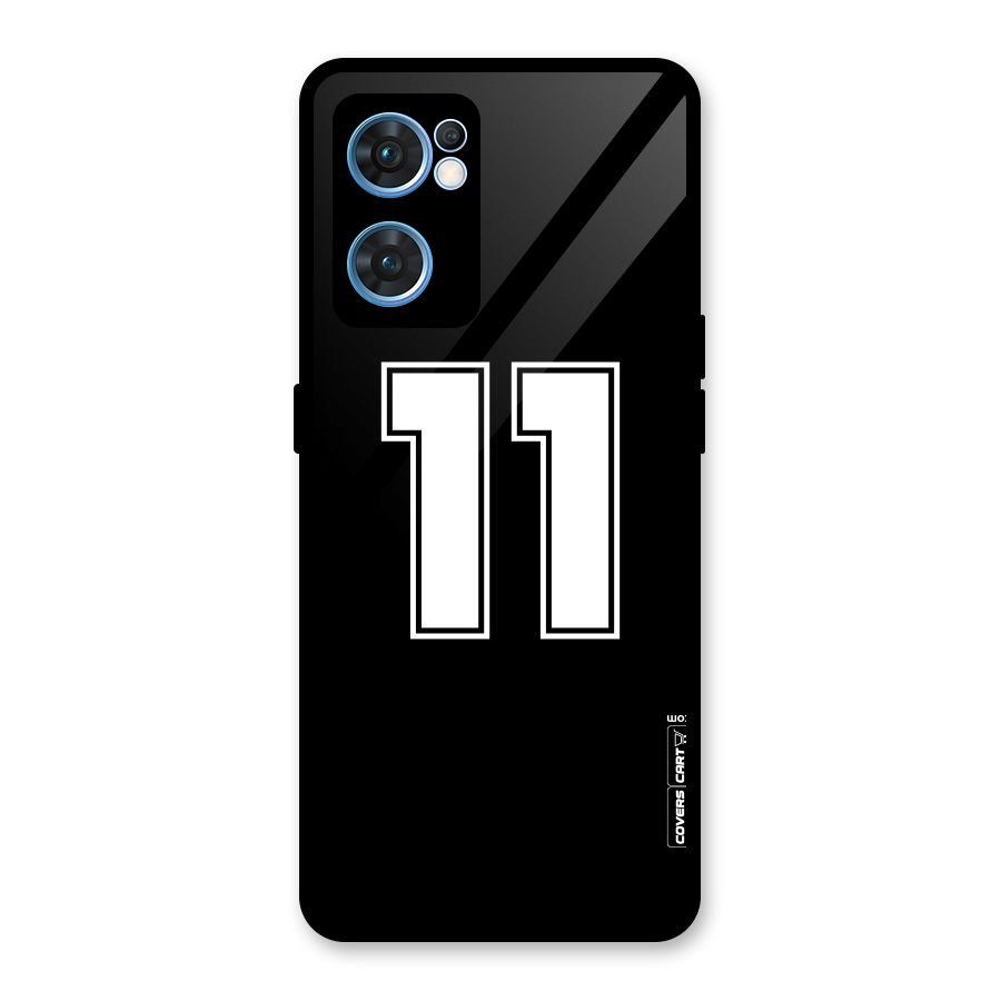 Number 11 Glass Back Case for Oppo Reno7 5G