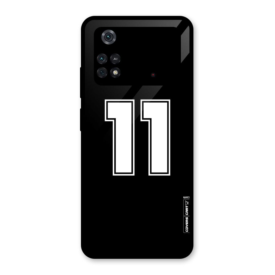 Number 11 Glass Back Case for Poco M4 Pro 4G