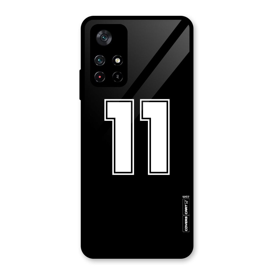Number 11 Glass Back Case for Poco M4 Pro 5G