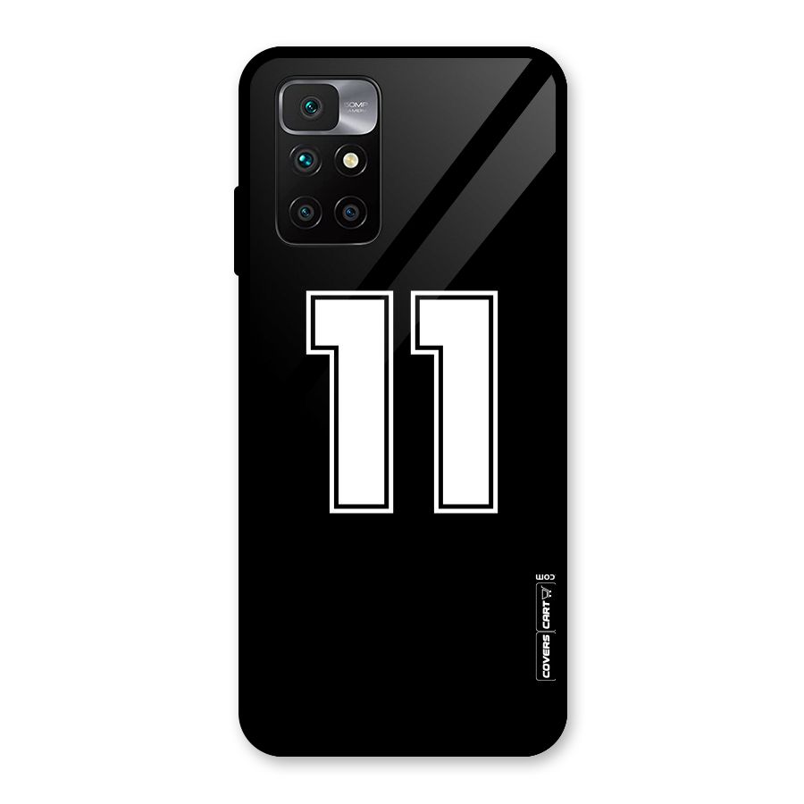 Number 11 Glass Back Case for Redmi 10 Prime