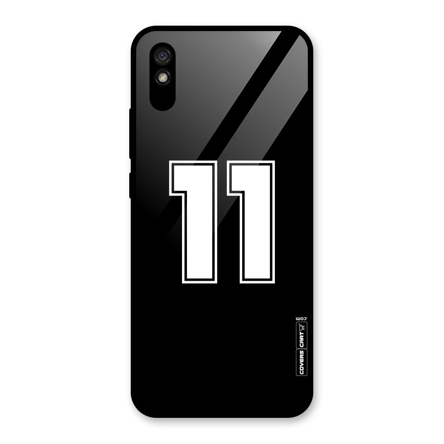 Number 11 Glass Back Case for Redmi 9A