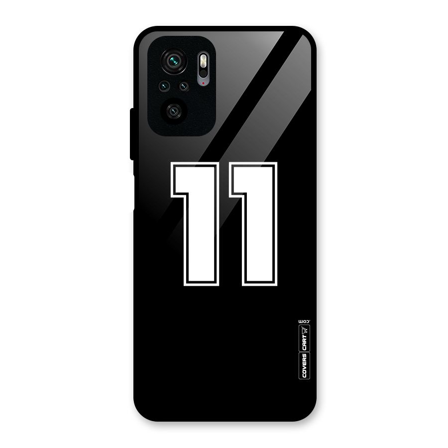 Number 11 Glass Back Case for Redmi Note 10S