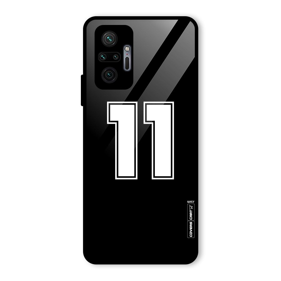 Number 11 Glass Back Case for Redmi Note 10 Pro Max