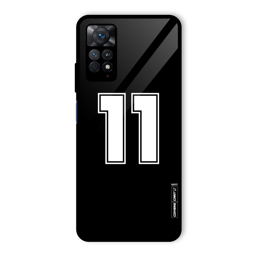 Number 11 Glass Back Case for Redmi Note 11 Pro