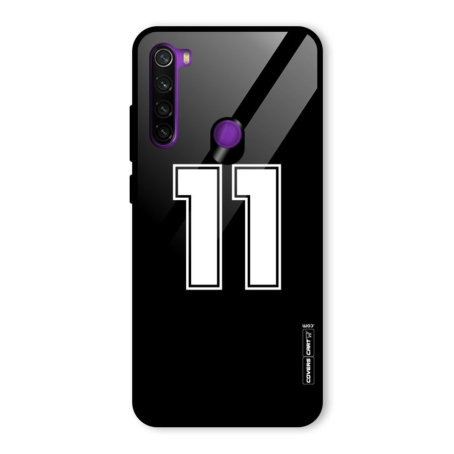 Number 11 Glass Back Case for Redmi Note 8
