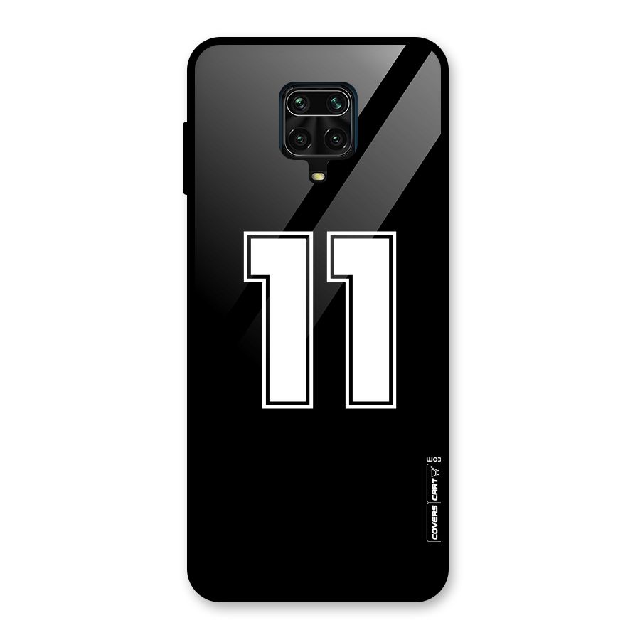 Number 11 Glass Back Case for Redmi Note 9 Pro