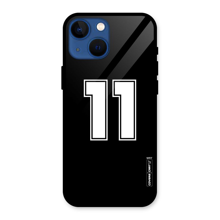 Number 11 Glass Back Case for iPhone 13 Mini