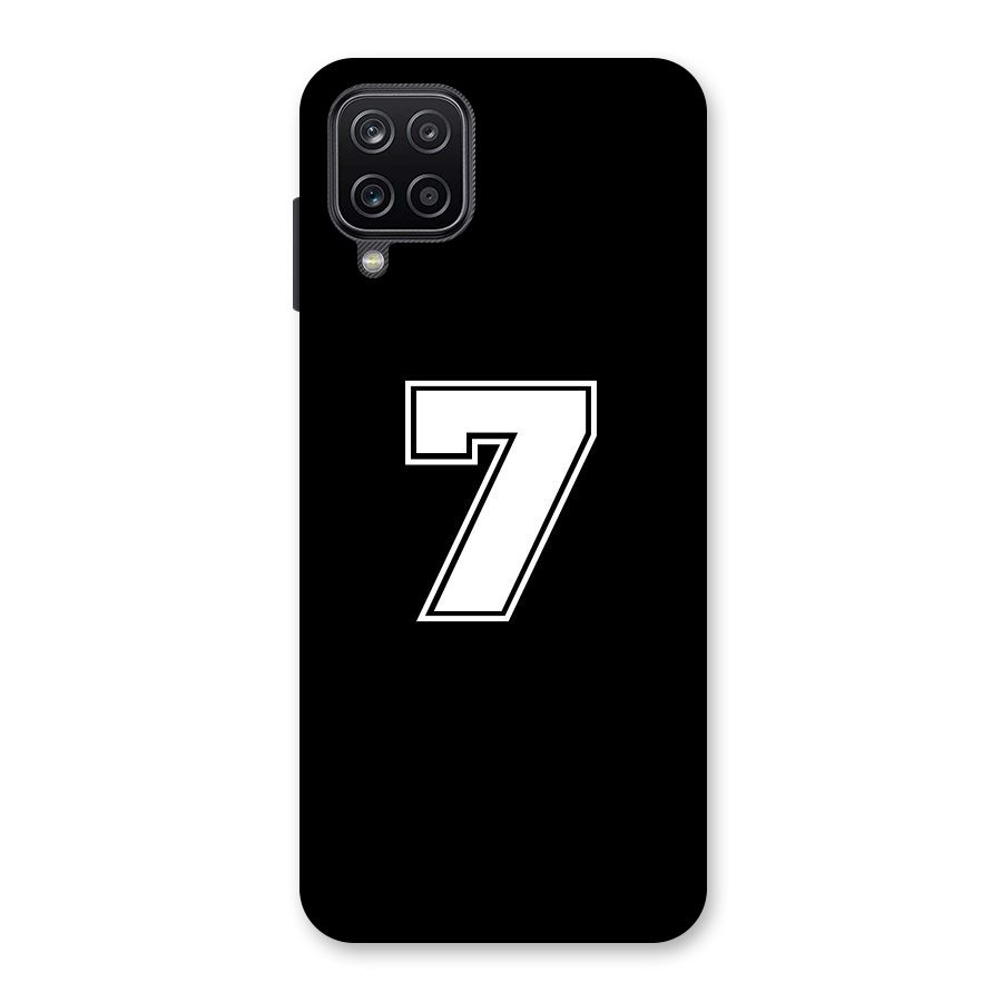 Number 7 Back Case for Galaxy A12