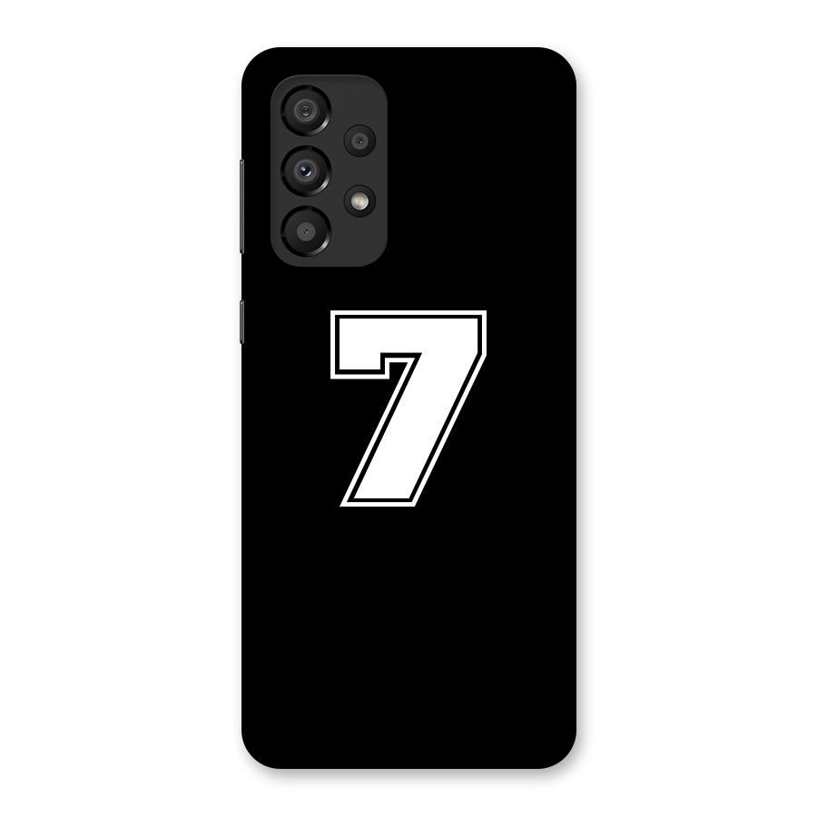 Number 7 Back Case for Galaxy A33 5G