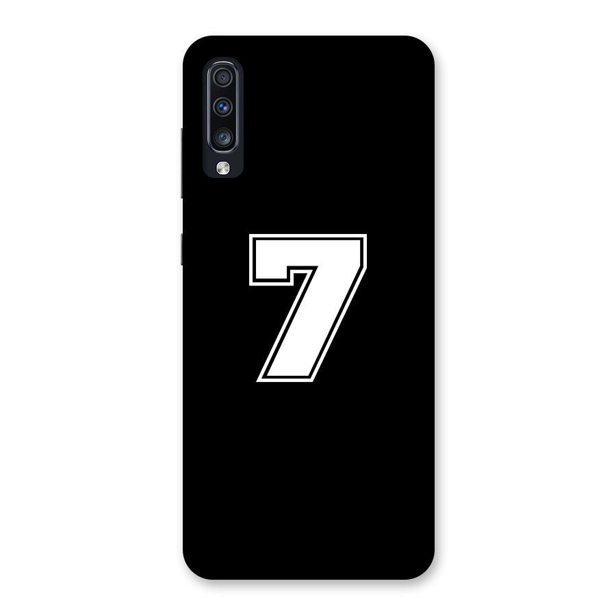 Number 7 Back Case for Galaxy A70s