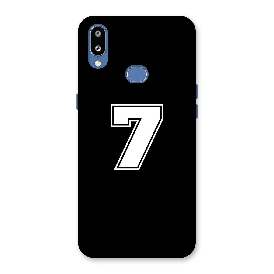 Number 7 Back Case for Galaxy M01s